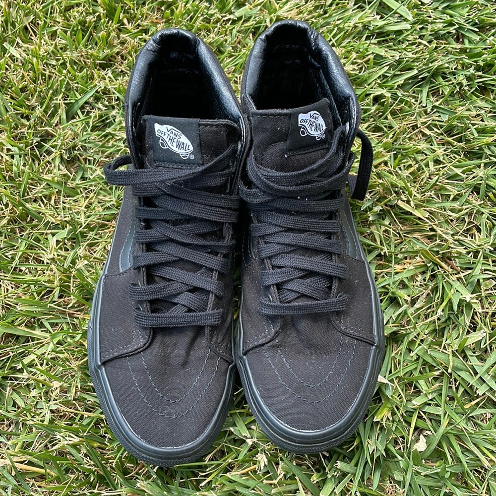 Vans Sk8-hi Black Size Men Size:6.5 Women Size:8